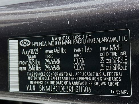 Used 2024 Hyundai Tucson SEL AWD/4WD image 12