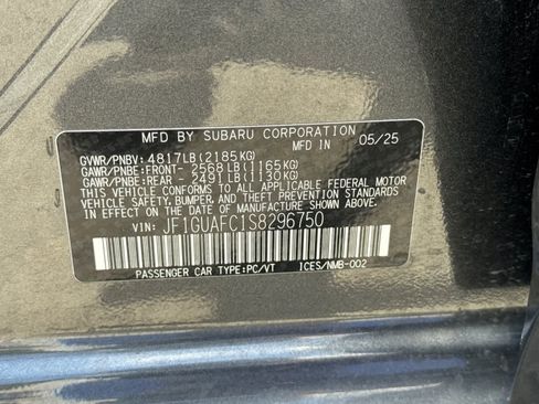 Used 2025 Subaru Impreza 2.0i Sport AWD/4WD image 30