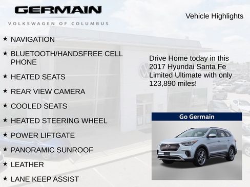 Used 2017 Hyundai Santa Fe Limited AWD/4WD image 5