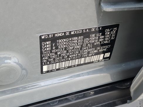 New 2026 Honda HR-V Sport image 16