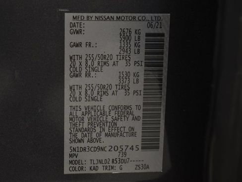 Used 2022 Nissan Pathfinder SL w/ SL Premium Package AWD/4WD image 52