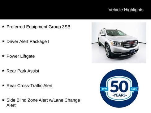 Used 2017 GMC Acadia SLE w/ Driver Alert Package I FWD image 8