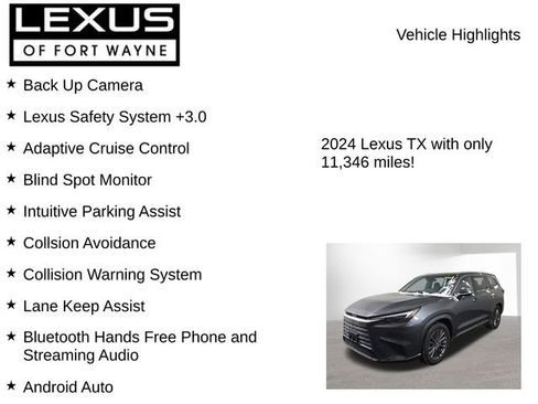 Used 2024 Lexus TX 350 AWD w/ Cold Weather Package image 8