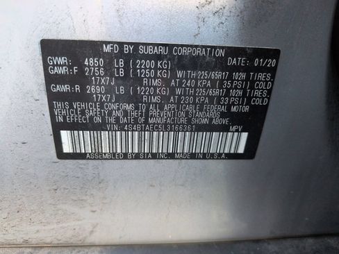 Used 2020 Subaru Outback Premium w/ Popular Package #1 AWD/4WD image 30