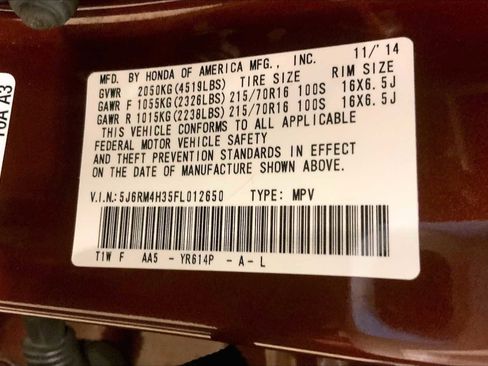 Used 2015 Honda CR-V LX image 32