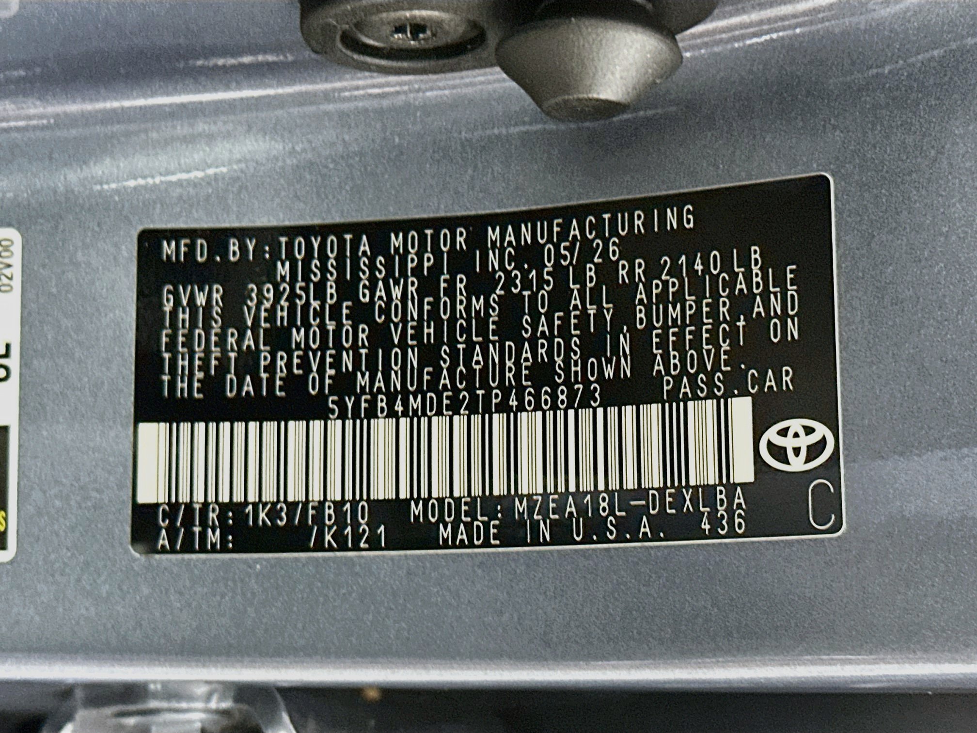 Used 2026 Toyota Corolla LE w/ LE Premium Package FWD image 12