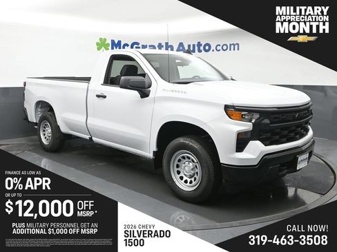 New 2026 Chevrolet Silverado 1500 W/T w/ WT Value Package RWD image 1