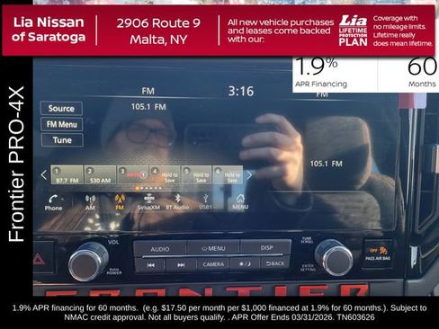 New 2026 Nissan Frontier PRO-4X w/ Pro-4x Convenience Package image 22