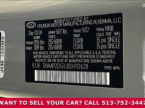 Used 2025 Hyundai Santa Fe SEL AWD/4WD image 16