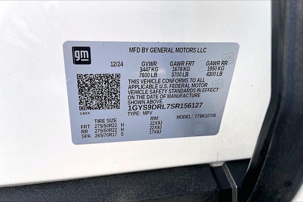 Certified 2025 Cadillac Escalade Premium Luxury Platinum w/ LPO, Floor Liner Package AWD/4WD image 35