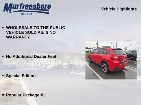 Used 2016 Subaru Crosstrek 2.0i Premium w/ Special Edition AWD/4WD image 5