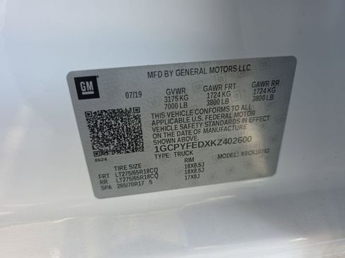 Used 2019 Chevrolet Silverado 1500 LT Trail Boss image 35