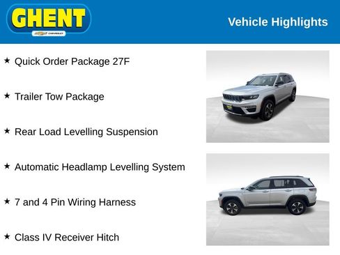Used 2025 Jeep Grand Cherokee Limited 4xe w/ Trailer Tow Package AWD/4WD image 2