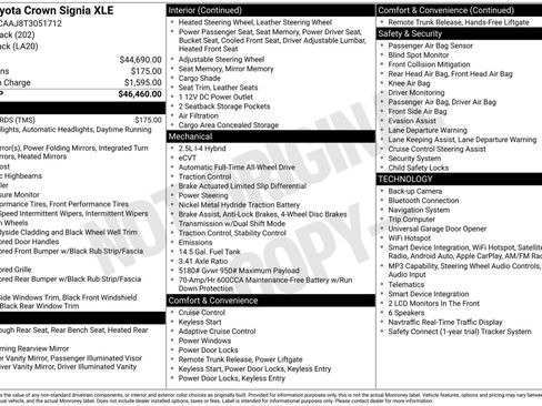 New 2026 Toyota Crown Signia AWD/4WD image 16