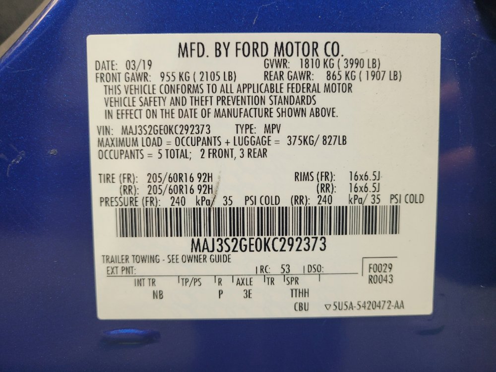 Used 2019 Ford EcoSport SE FWD image 33