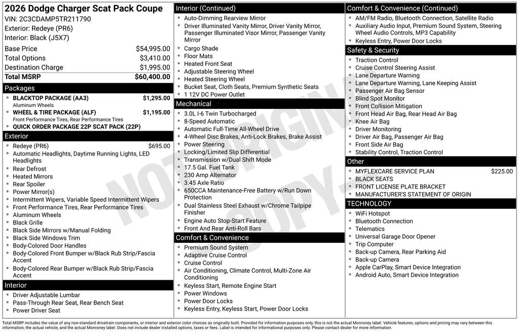 New 2026 Dodge Charger Scat Pack w/ Blacktop Package AWD/4WD image 27
