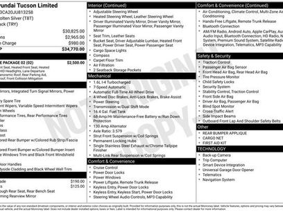 Used 2018 Hyundai Tucson Limited w/ Ultimate Package 02