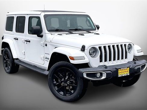 Used 2021 Jeep Wrangler Unlimited Sahara w/ Cold Weather Group image 1