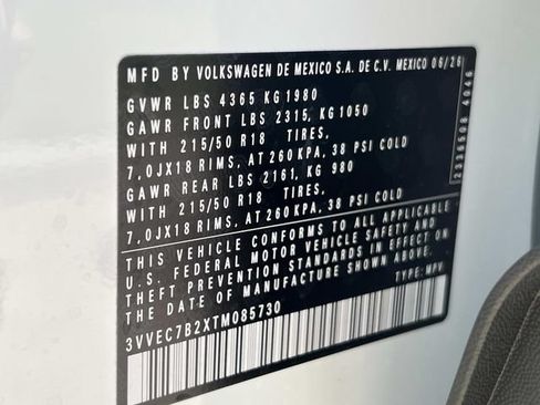 New 2026 Volkswagen Taos SE FWD image 28