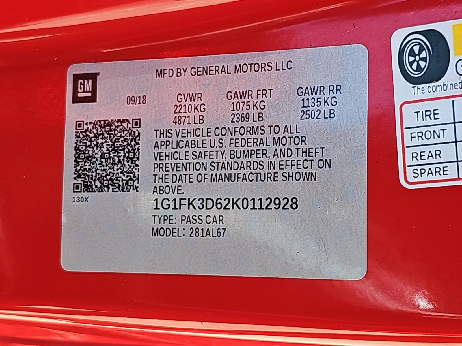 Used 2019 Chevrolet Camaro ZL1 RWD image 37