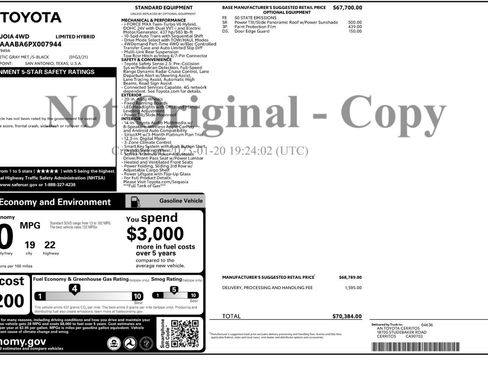 Used 2023 Toyota Sequoia Limited AWD/4WD image 58