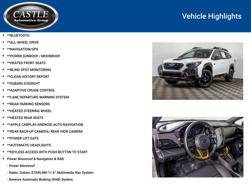 Used 2024 Subaru Outback Wilderness AWD/4WD image 3