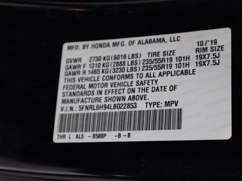 Used 2020 Honda Odyssey Elite image 34