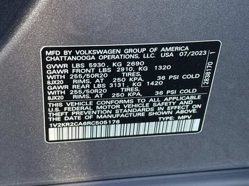 Used 2024 Volkswagen Atlas SE AWD/4WD image 26