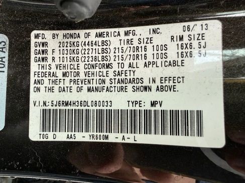 Used 2013 Honda CR-V LX image 11