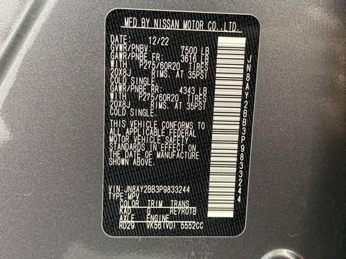 Used 2023 Nissan Armada SL w/ Captain's Chairs Package AWD/4WD image 34