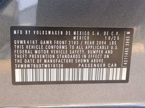 New 2026 Volkswagen Jetta Sport image 23