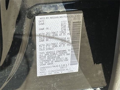 Used 2023 Nissan Frontier Pro-X w/ Technology Package image 32