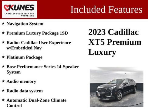 Used 2023 Cadillac XT5 Premium Luxury image 3