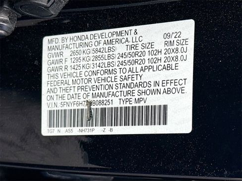 Used 2022 Honda Pilot Black Edition image 36