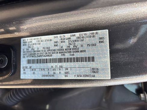 Certified 2024 Ford F150 XLT w/ Equipment Group 302A MID image 20