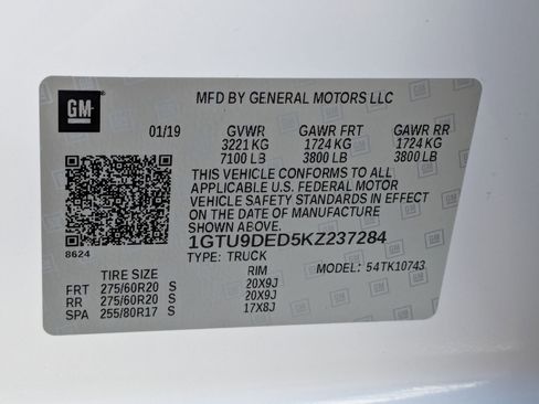 Used 2019 GMC Sierra 1500 SLT w/ SLT Premium Plus Package image 35