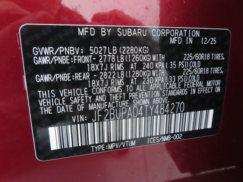 New 2026 Subaru Outback Premium image 28