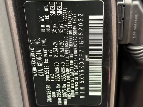 New 2026 Kia Sorento SX image 23