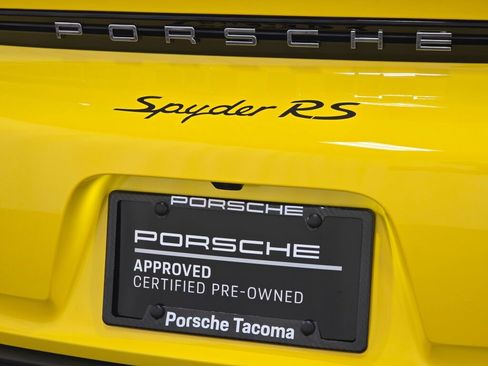 Certified 2025 Porsche 718 Boxster Spyder RS image 29