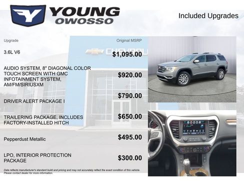 Used 2019 GMC Acadia SLE w/ Driver Alert Package I FWD image 4