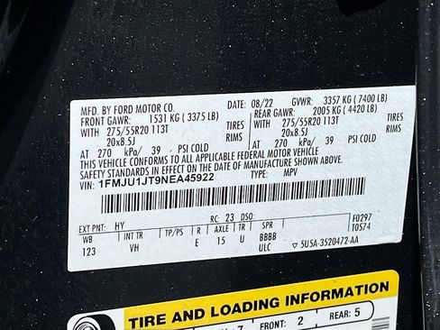 Used 2022 Ford Expedition XLT AWD/4WD image 34