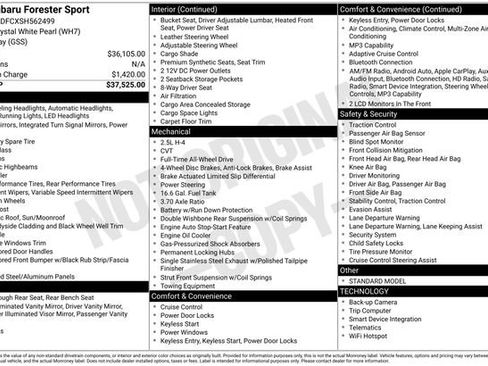 Certified 2025 Subaru Forester Sport image 13