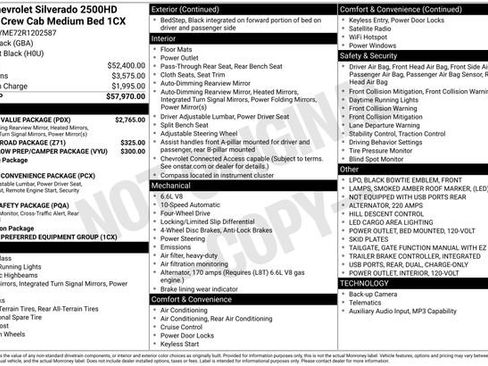 Used 2024 Chevrolet Silverado 2500 Custom w/ Custom Value Package AWD/4WD image 2