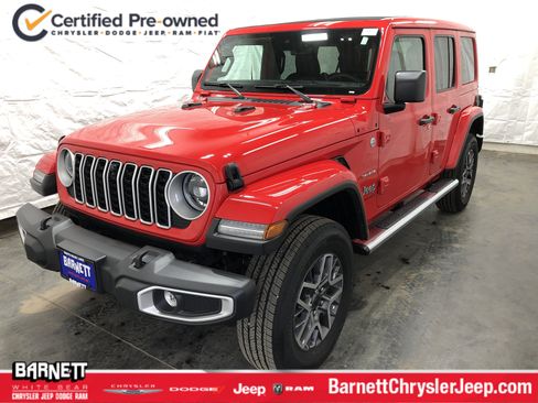 Certified 2024 Jeep Wrangler Sahara w/ Technology Group AWD/4WD image 1