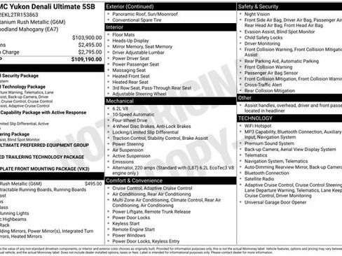 Used 2026 GMC Yukon Denali Ultimate AWD/4WD image 24
