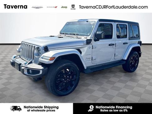Used 2023 Jeep Wrangler Unlimited Sahara w/ Cold Weather Group AWD/4WD image 1