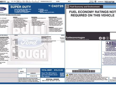 New 2026 Ford F350 XL w/ XL Chrome Package AWD/4WD image 4