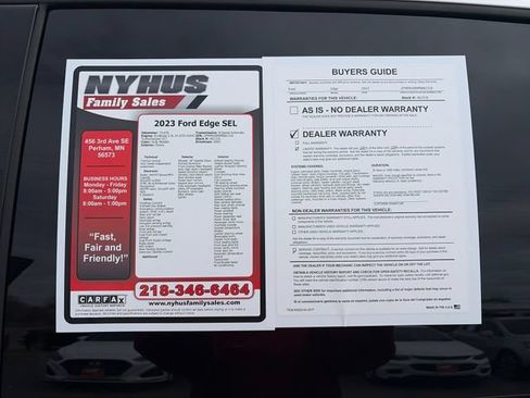 Used 2023 Ford Edge SEL AWD/4WD image 50
