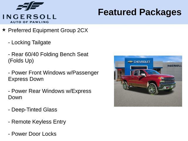 Used 2020 Chevrolet Silverado 1500 Custom Trail Boss w/ Custom Convenience Package AWD/4WD image 15