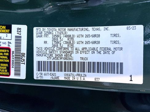 Used 2023 Toyota Tundra Limited image 30